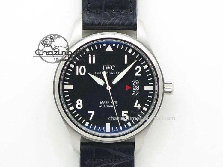 MIROTIME 0509 Pilot Chrono IW377726 ZF 1:1 Best Edition Green Dial on Brown Leather Strap A Trendsetting 7125